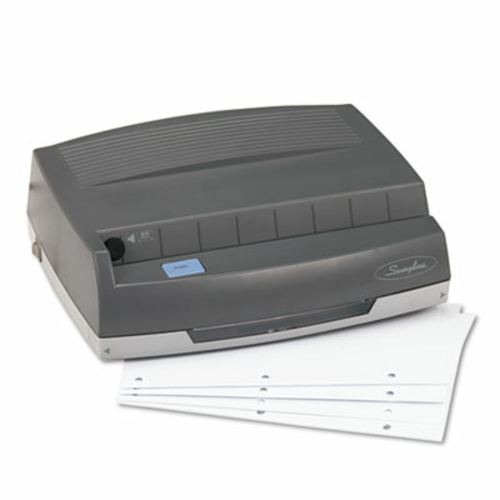 GBC Swingline 9800350 50-Sheet 350MD Electric Three Hole Punch- 1/4&am
