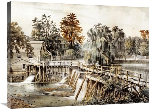 Global Gallery GCS-267895-36-142 36 in. The Mill-Dam at Sleepy Hollow 