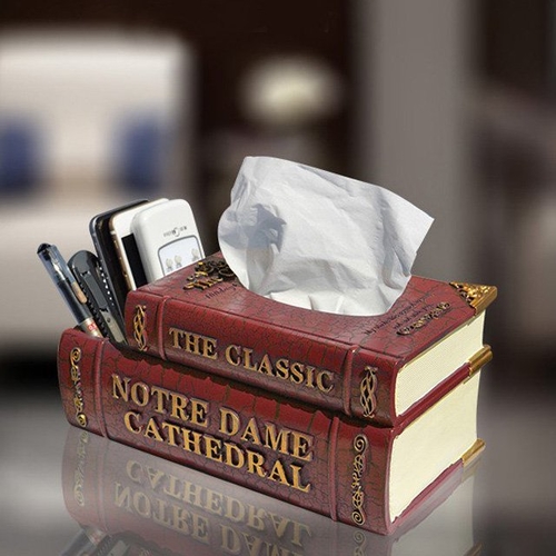 Double Layer Resin  Book Tissue   Remote Box
