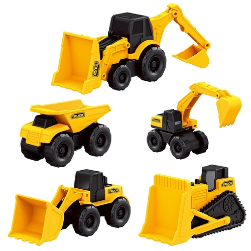 5PCS/Set Bulldozer Tractor Set Excavator