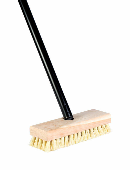 DQB 1825140 7.75 in. Wood Scrub Brush, Black