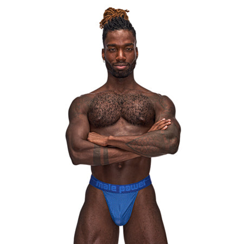 Male Power Sexagon Micro V Thong Royal L/XL