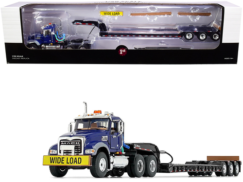 Mack Granite MP Tandem-Axle Day Cab with Talbert Tri-Axle Lowboy