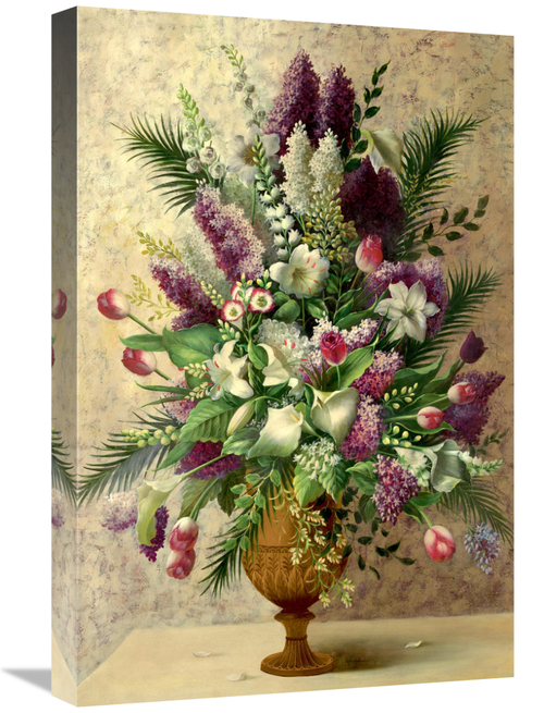 Global Gallery GCS-124741-1624-142 16 x 24 in. Spring Lilac Bouquet Ar