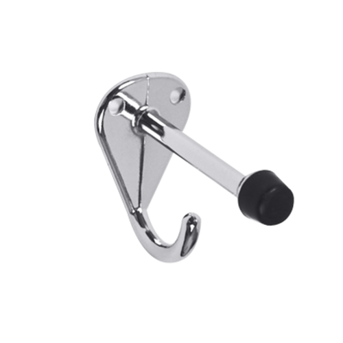 AJW UB14 Chrome Hat & Coat Hook With Bumper