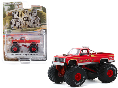 1986 Chevrolet Silverado Monster Truck \Nitemare II\" Red \"Kings of