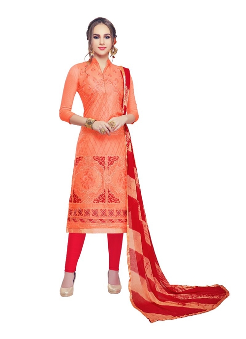 Generic Women's Cotton Salwar Material (Light 