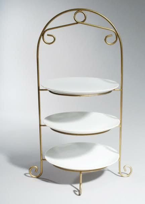 3-Tier Plate Rack Holder