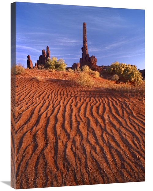 Global Gallery GCS-452221-2432-142 24 x 32 in. Totem Pole & Yei Bi Che