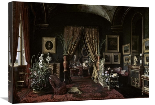 Global Gallery GCS-277011-30-142 30 in. Empress Eugenie in the Salon a