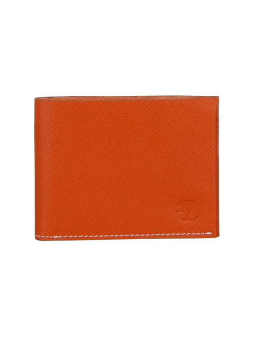 Orange Leather Wallet