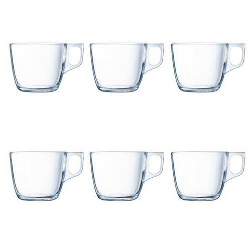 Piece Coffee Cup Set Luminarc Nuevo Transparent Glass 220 ml 6 Pieces