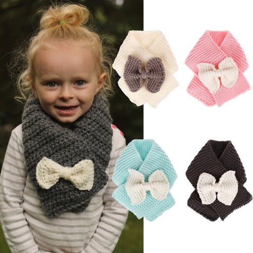 2018 Toddler Baby Girls Kids Warm Winter Scarf