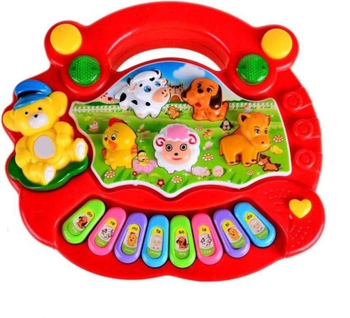 Animal Sound Piano Musical Toy for Kids Age 2-10 Years with Colorful