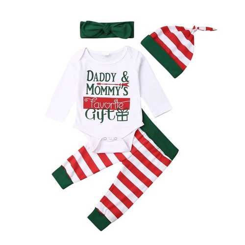 Babies 3pcs Xmas Clothing Set Newborn Baby Boys