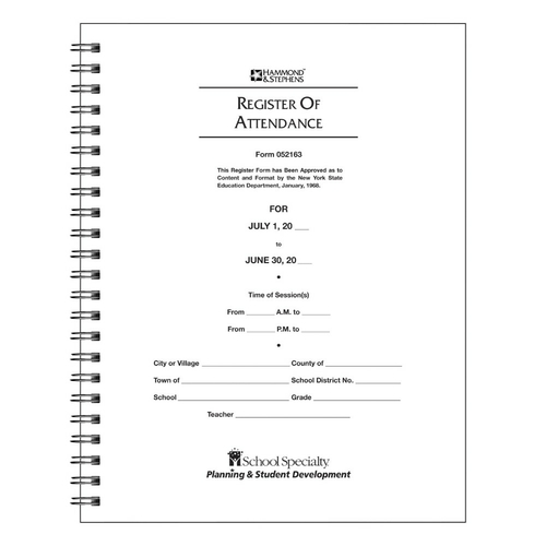 Van Lanen 1486416 Hammond & Stephens Record Keeping Register of Attend