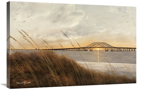 Global Gallery GCS-393987-2436-142 24 x 36 in. View of Captree Bridge 