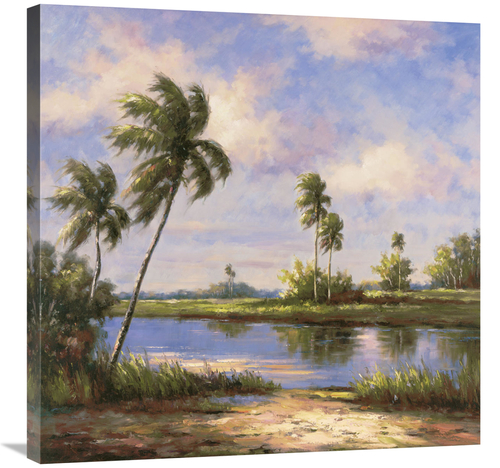 Global Gallery GCS-124189-3030-142 30 x 30 in. Mystic Lagoon I Art Pri