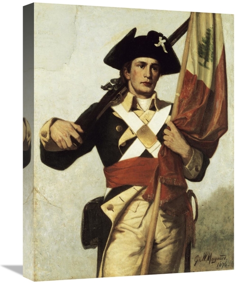 Global Gallery GCS-268294-22-142 22 in. Soldier of the Revolution Art 