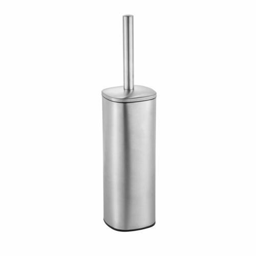 Toilet Brush DKD Home Decor 9,5 x 9,5 x 39 cm Silver Stainless steel