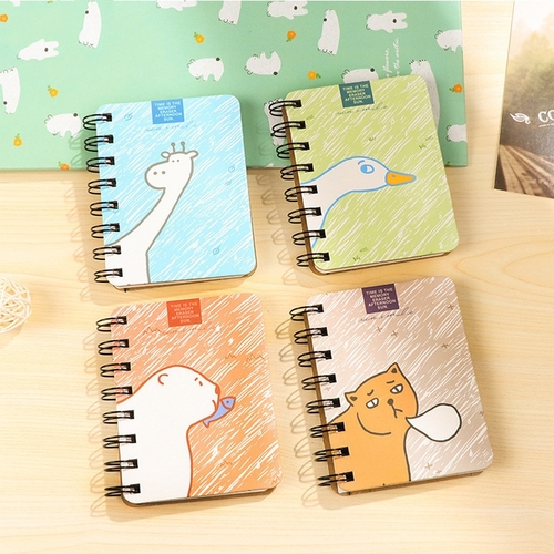 Cute Cat Whale Drawing Notebook Stationery