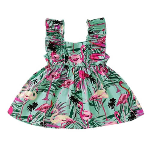 Cute Toddler Kids Baby Girls Cartoon Flamingo