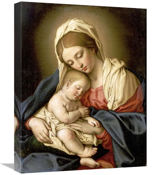 Global Gallery GCS-267231-22-142 22 in. The Madonna & Child Art Print 