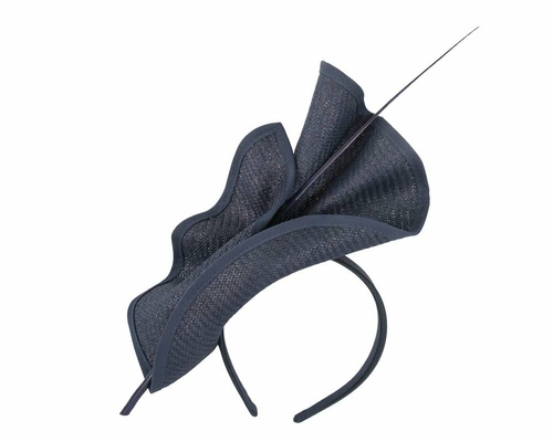 Navy  racing fascinator