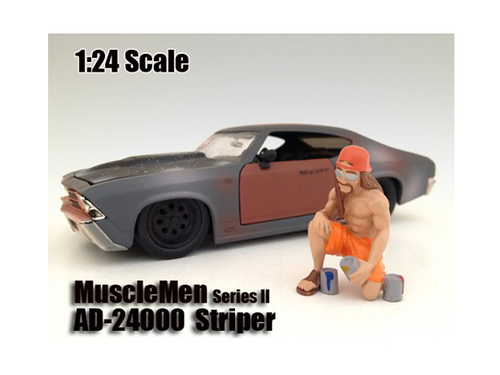 Musclemen \Striper\" Figure For 1:24 Scale Models by American Diorama"