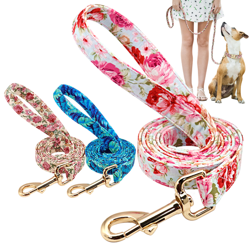 5ft Print Dog Leash Nylon Pet Puppy Walking Leash