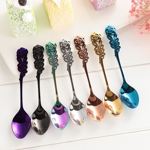 High Quality Stainless Steel Rose Coffee Tea