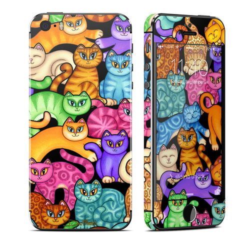 DecalGirl AIP5S-CLRKIT Apple iPhone 5S Skin - Colorful Kittens