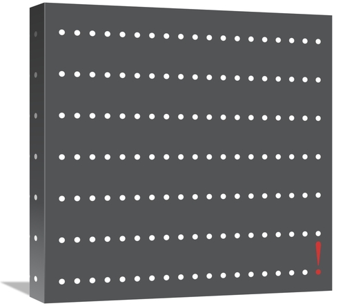 Global Gallery GCS-388309-1818-142 18 x 18 in. Statement Exclaimed Art