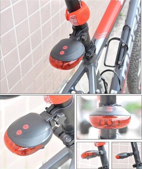 Bike Rear light (5LED+2Laser) factory Cycling