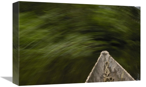 Global Gallery GCS-397951-1218-142 12 x 18 in. Dugout Canoe in Blackwa