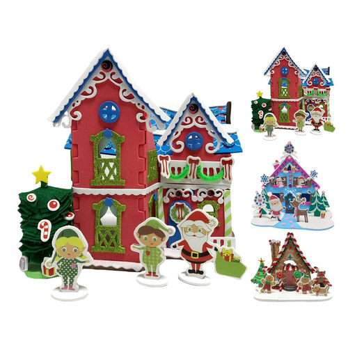Christmas bauble House Scene Handicrafts