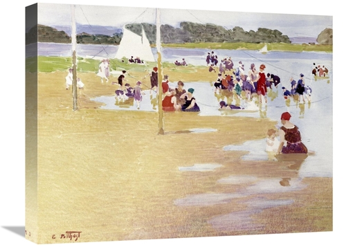 Global Gallery GCS-268409-22-142 22 in. Bathers Art Print - Edward Hen