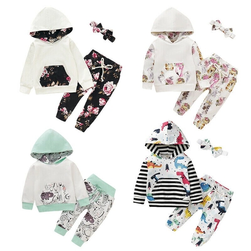 Cute Newborn Baby Boy Girl Clothes Sets 0 18M