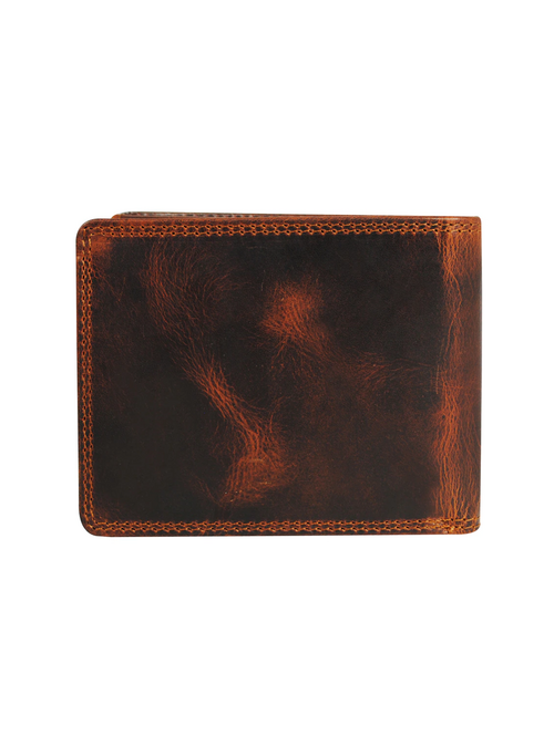 Faded Brown Leather Wallet