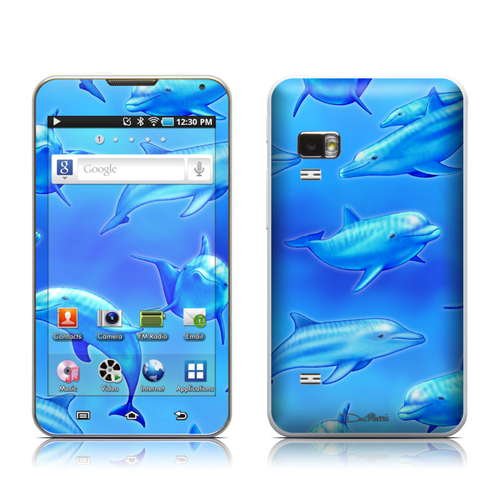 DecalGirl SG5M-SDOLPHINS Samsung Galaxy Player 5.0 Skin - Swimming Dol