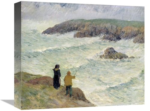 Global Gallery GCS-282566-16-142 16 in. The Cliffs Near the Sea Art Pr