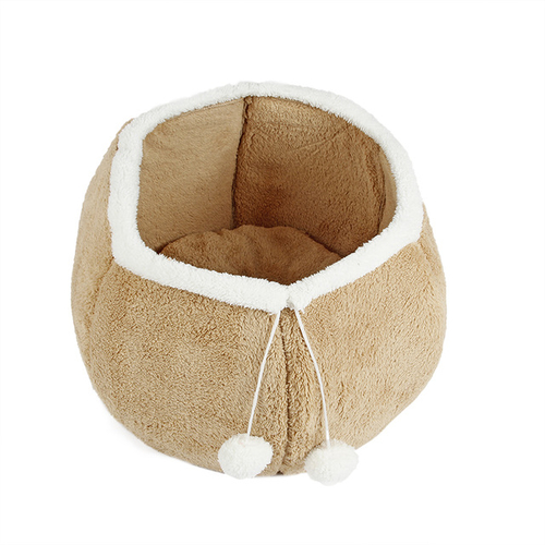 New Cat Bed Pumpkin Shape Super Soft Dog Puppy