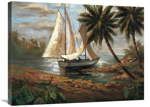 Global Gallery GCS-128146-2432-142 24 x 32 in. Setting Sail I Art Prin