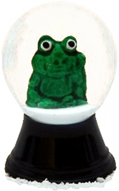 PERZ PR1153 Perzy Snowglobe - Mini Frog