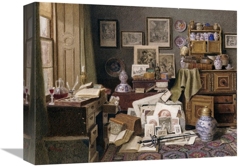 Global Gallery GCS-267327-16-142 16 in. Corner of a Study Art Print - 
