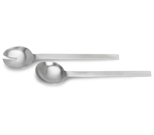 Blomus 66793 11" Utilities Salad Servers Stainless Steel Easy