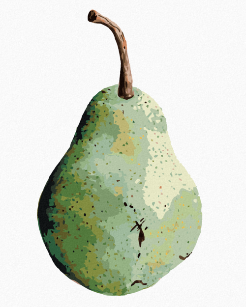 Paint by Numbers - GREEN PEAR (ALEXANDRIA GILBERT)