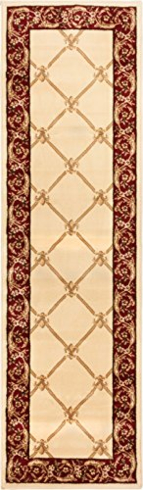 Infinity Home 36222 2 ft. 3 in. x 7 ft. 3 in. Timeless Fleur De Lis Ru