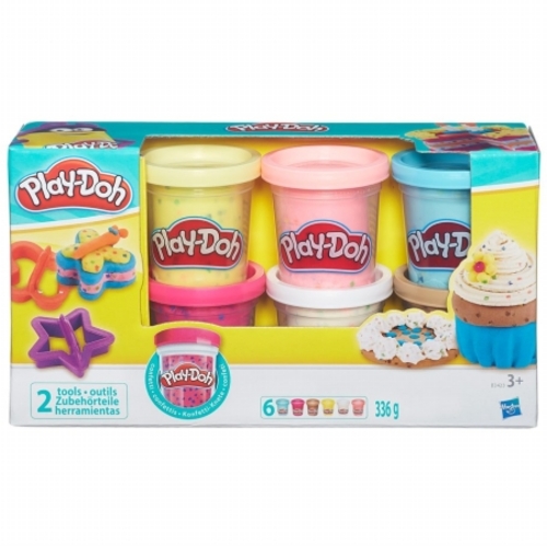 Hasbro HSBB3423 Play Doh-Confetti Compound Collection, Pack of 4