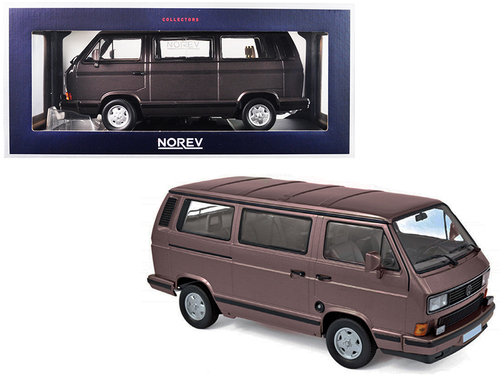 1990 Volkswagen Multivan Bus Bronze Metallic 1/18 Diecast Model Car by